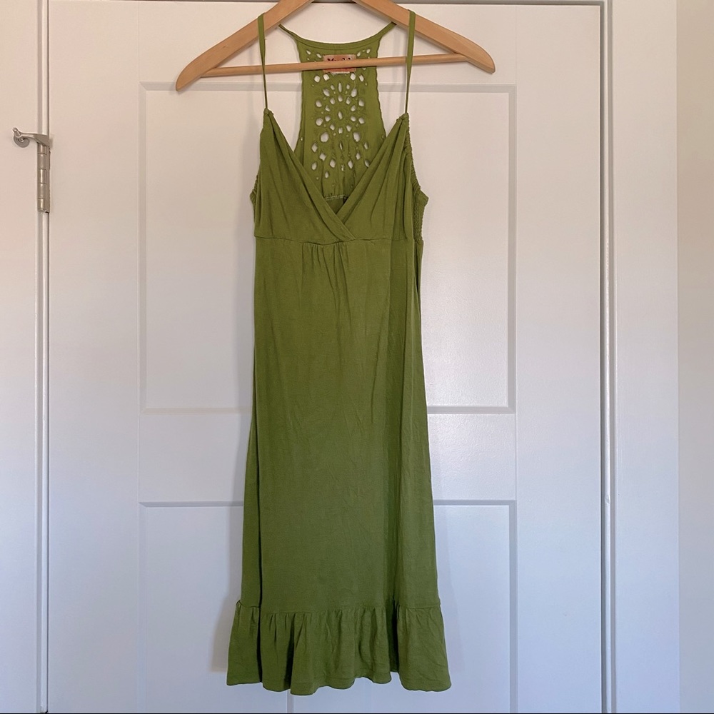 Earthy Green Dress/Coverup